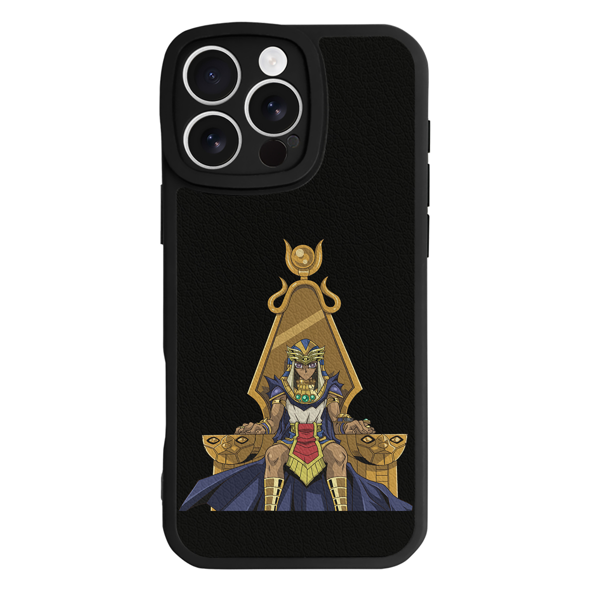 遊☆戯☆王 Yu-Gi-Oh! 【iPhone 16シリーズ対応】シリコンスマホケース（レザー調） 材質：シリコン